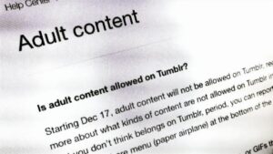 Tumblr's original response to the NSFW ban